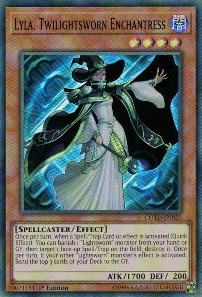 Lyla, Twilightsworn Enchantress [COTD-EN025] Super Rare | Arkham Games and Comics