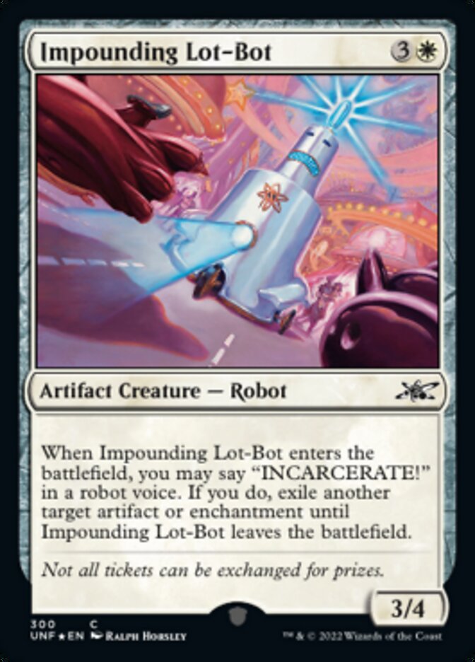 Impounding Lot-Bot (Galaxy Foil) [Unfinity] | Arkham Games and Comics