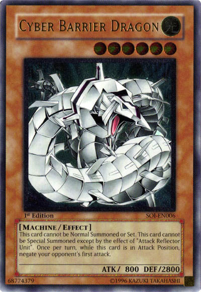 Cyber Barrier Dragon (UTR) [SOI-EN006] Ultimate Rare | Arkham Games and Comics