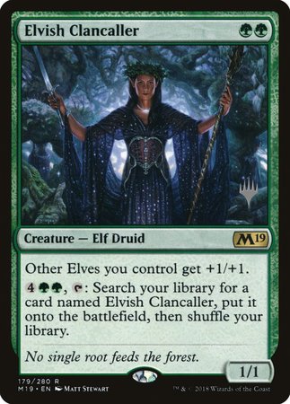 Elvish Clancaller [Core Set 2019 Promos] | Arkham Games and Comics