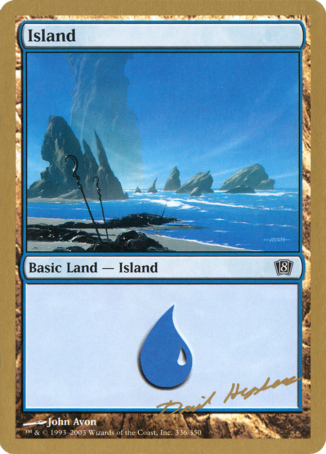 Island (dh336) (Dave Humpherys) [World Championship Decks 2003] | Arkham Games and Comics
