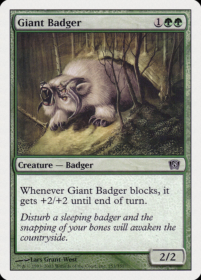 Giant Badger [Eighth Edition] | Arkham Games and Comics