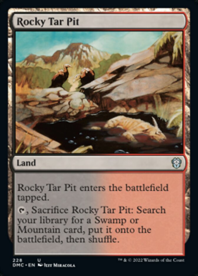 Rocky Tar Pit [Dominaria United Commander] | Arkham Games and Comics