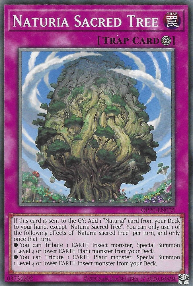 Naturia Sacred Tree [OP20-EN025] Common | Arkham Games and Comics