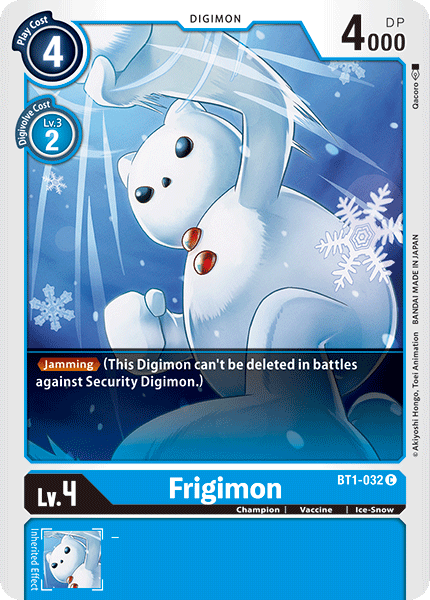 Frigimon [BT1-032] [Release Special Booster Ver.1.0] | Arkham Games and Comics