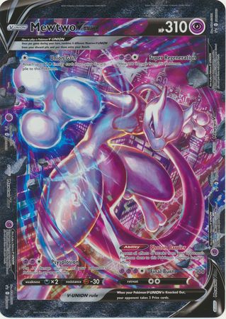 Mewtwo V-Union (Jumbo Card) [Sword & Shield: Black Star Promos] | Arkham Games and Comics