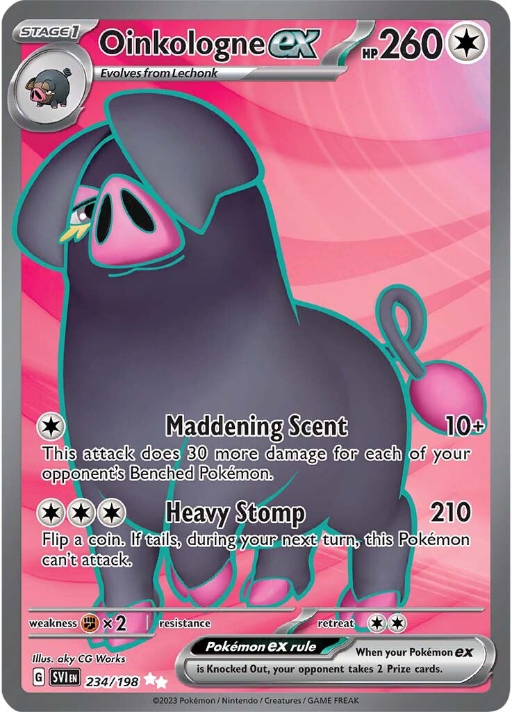 Oinkologne ex (234/198) [Scarlet & Violet: Base Set] | Arkham Games and Comics