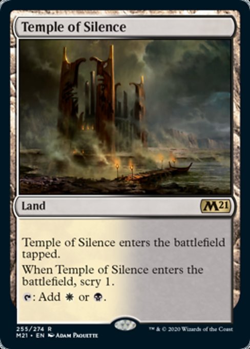 Temple of Silence [Core Set 2021] | Arkham Games and Comics