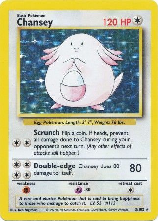 Chansey (3/102) [Base Set Unlimited] | Arkham Games and Comics