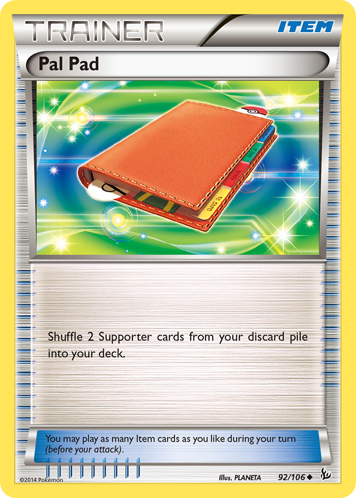 Pal Pad (92/106) [XY: Flashfire] | Arkham Games and Comics