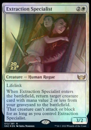 Extraction Specialist [Streets of New Capenna Prerelease Promos] | Arkham Games and Comics