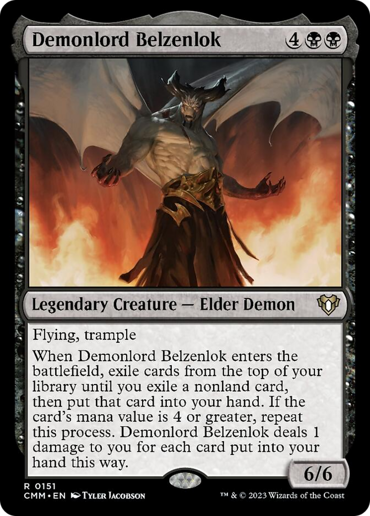 Demonlord Belzenlok [Commander Masters] | Arkham Games and Comics