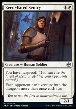 Keen-Eared Sentry [Dungeons & Dragons: Adventures in the Forgotten Realms] | Arkham Games and Comics