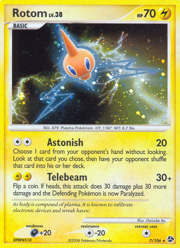 Rotom (7/106) [Diamond & Pearl: Great Encounters] | Arkham Games and Comics