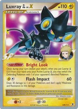 Luxray GL LV.X (109/111) (Crowned Tiger - Tsubasa Nakamura) [World Championships 2009] | Arkham Games and Comics