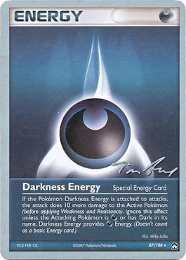 Darkness Energy (87/108) (Legendary Ascent - Tom Roos) [World Championships 2007] | Arkham Games and Comics