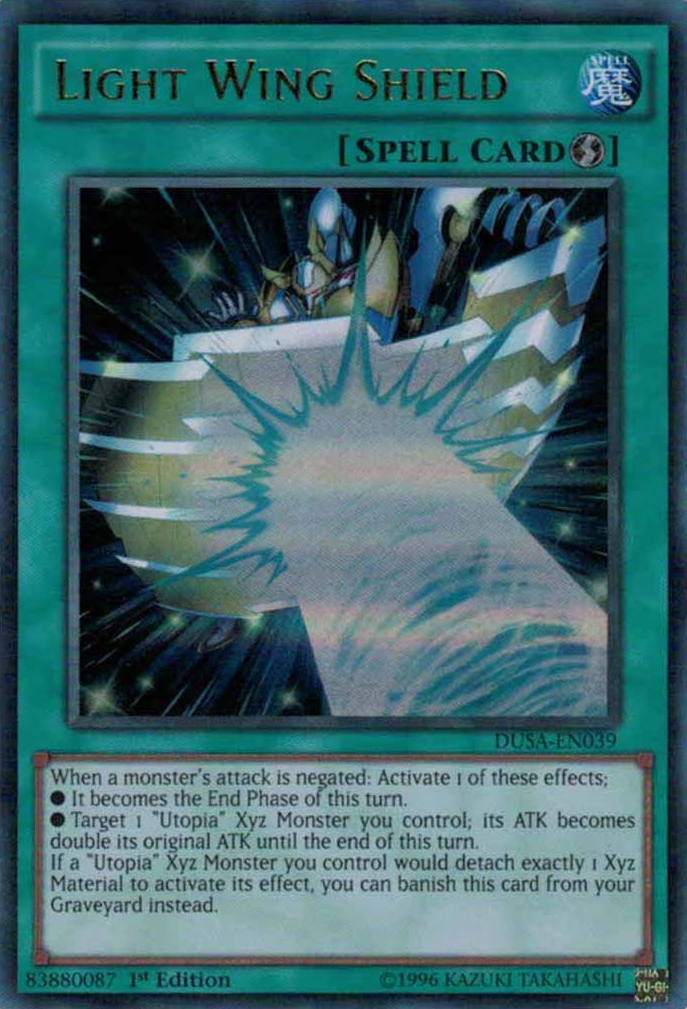 Light Wing Shield [DUSA-EN039] Ultra Rare | Arkham Games and Comics