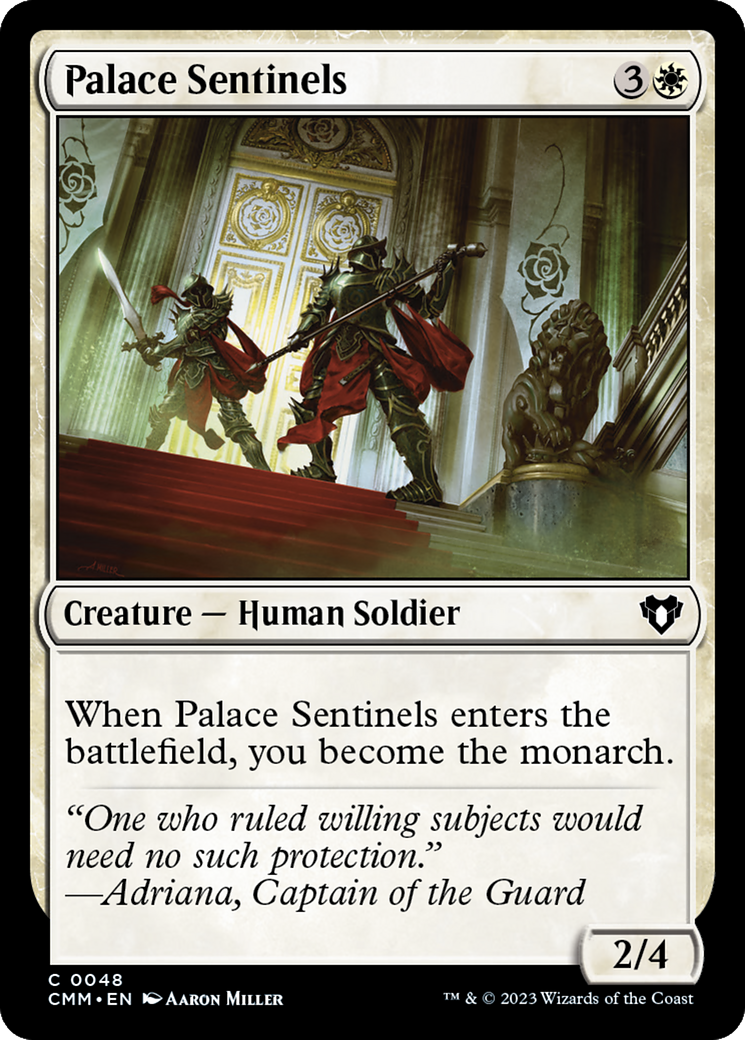 Palace Sentinels [Commander Masters] | Arkham Games and Comics