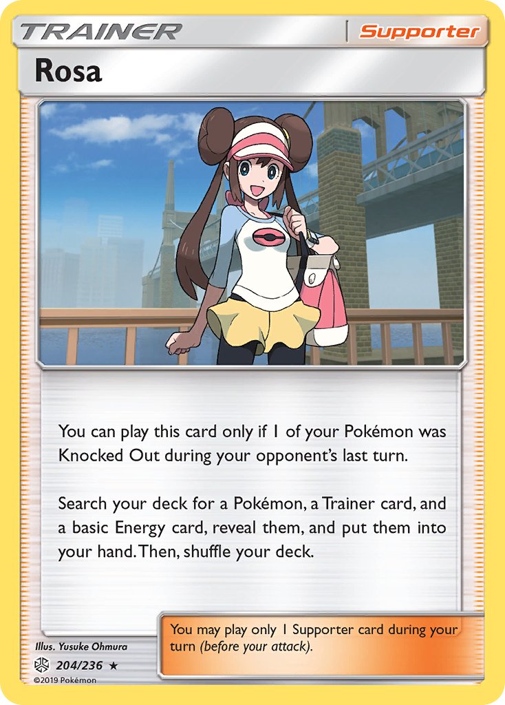 Rosa (204/236) (Theme Deck Exclusive) [Sun & Moon: Cosmic Eclipse] | Arkham Games and Comics