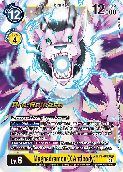 Magnadramon (X Antibody) [BT9-043] [X Record Pre-Release Promos] | Arkham Games and Comics