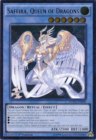 Saffira, Queen of Dragons (UTR) [DUEA-EN050] Ultimate Rare | Arkham Games and Comics