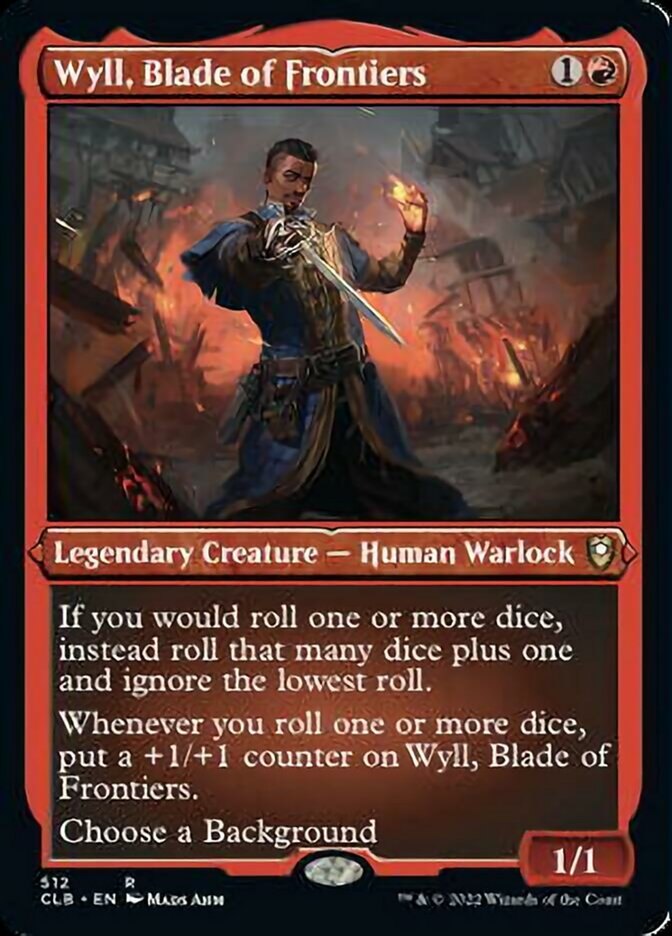 Wyll, Blade of Frontiers (Foil Etched) [Commander Legends: Battle for Baldur's Gate] | Arkham Games and Comics