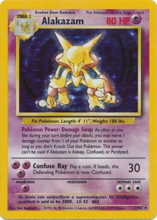 Alakazam (1/102) [Base Set Unlimited] | Arkham Games and Comics