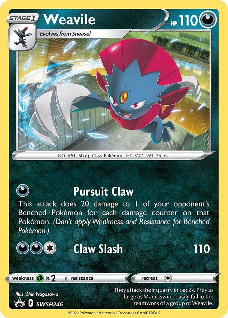 Weavile (SWSH246) [Sword & Shield: Black Star Promos] | Arkham Games and Comics