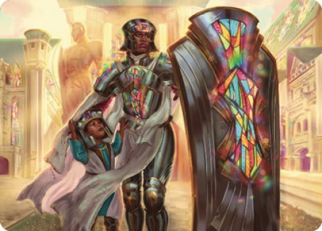 Guardian of New Benalia Art Card [Dominaria United Art Series] | Arkham Games and Comics