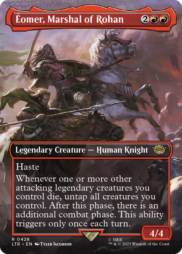 Eomer, Marshal of Rohan (Borderless Alternate Art) [The Lord of the Rings: Tales of Middle-Earth] | Arkham Games and Comics