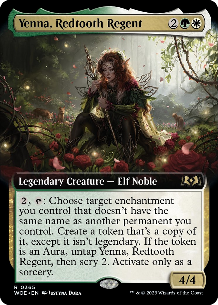 Yenna, Redtooth Regent (Extended Art) [Wilds of Eldraine] | Arkham Games and Comics