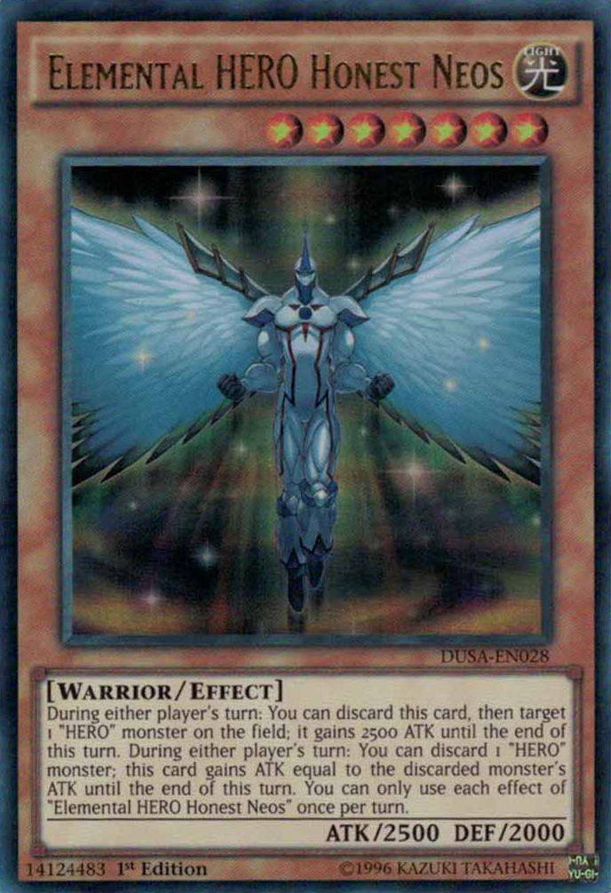 Elemental Hero Honest Neos [DUSA-EN028] Ultra Rare | Arkham Games and Comics