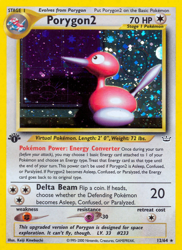 Porygon2 (12/64) [Neo Revelation 1st Edition] | Arkham Games and Comics