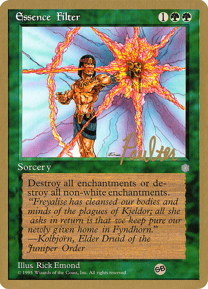 Essence Filter (Preston Poulter) (SB) [Pro Tour Collector Set] | Arkham Games and Comics