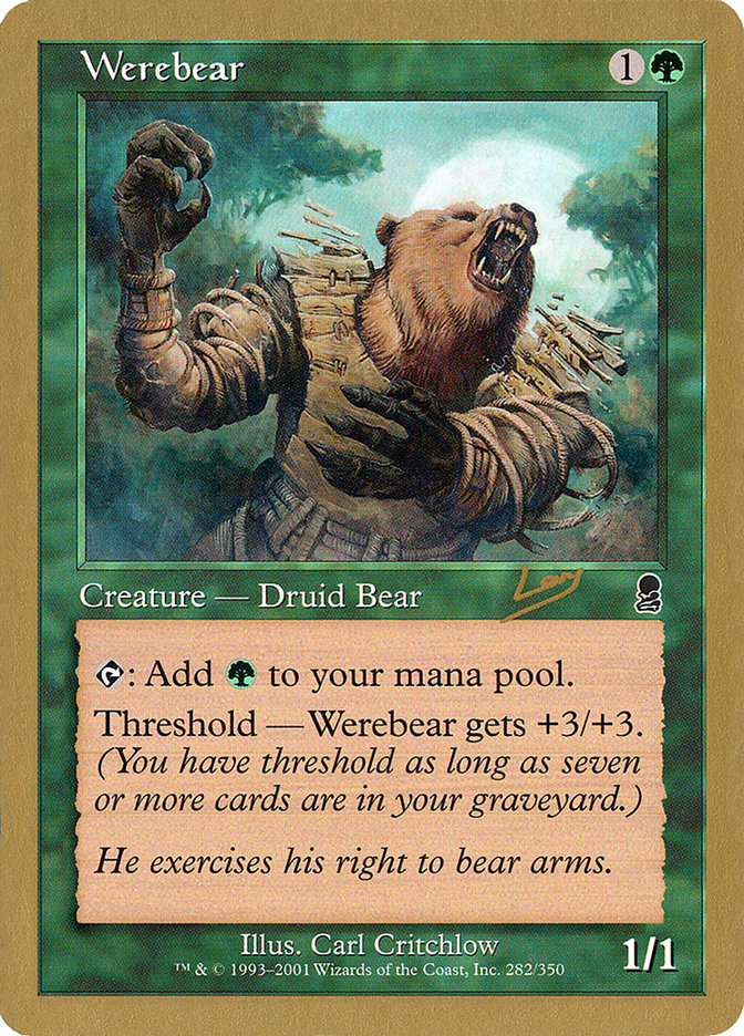 Werebear (Raphael Levy) [World Championship Decks 2002] | Arkham Games and Comics