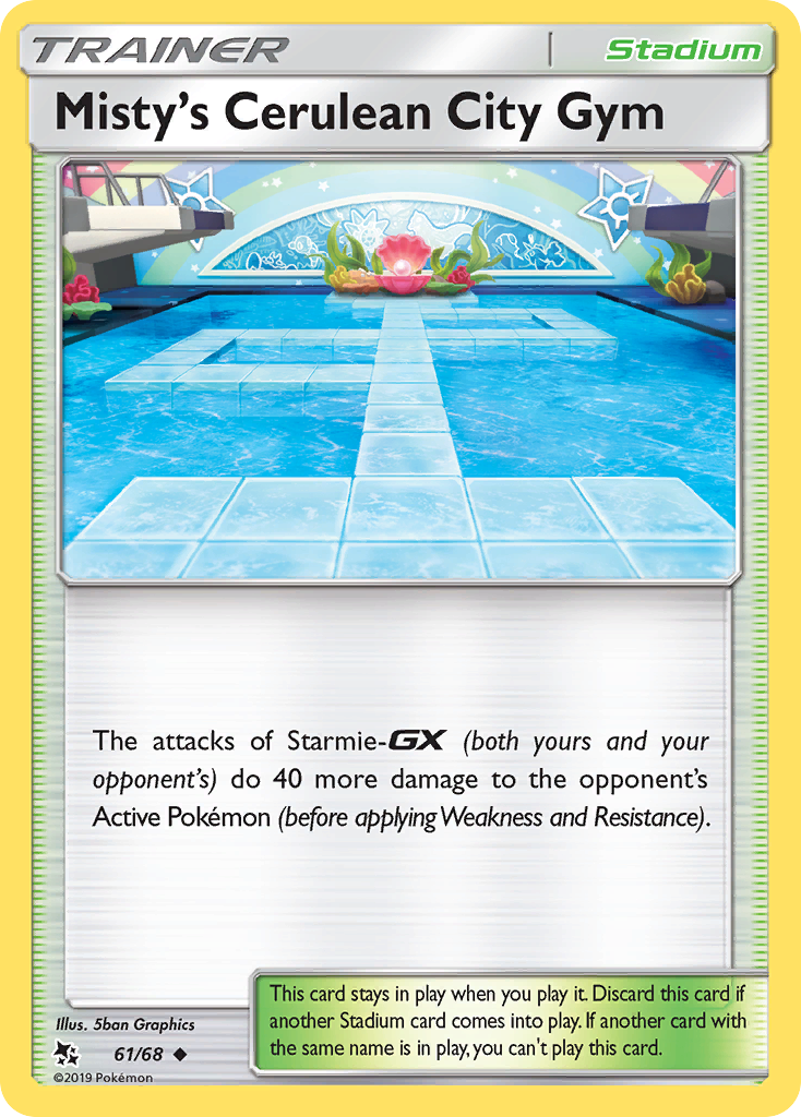 Misty's Cerulean City Gym (61/68) [Sun & Moon: Hidden Fates] | Arkham Games and Comics