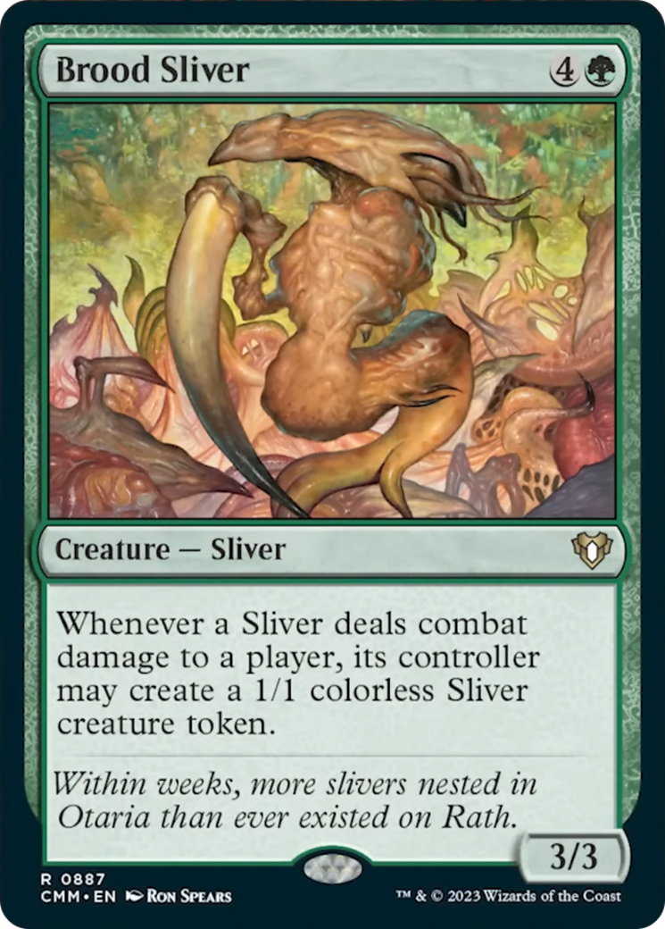 Brood Sliver [Commander Masters] | Arkham Games and Comics