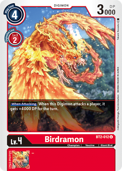 Birdramon [BT2-012] [Release Special Booster Ver.1.5] | Arkham Games and Comics