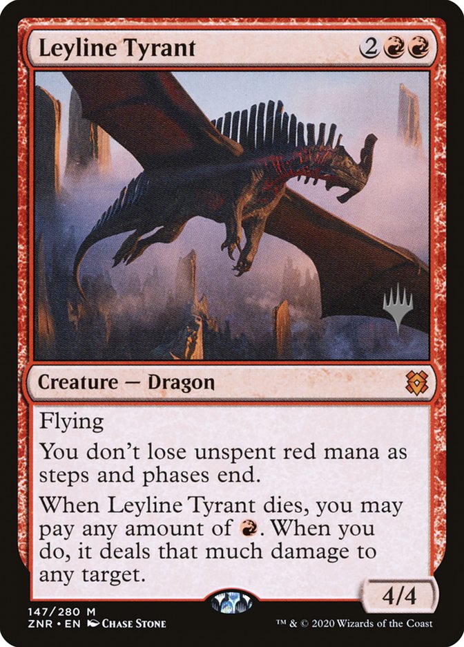 Leyline Tyrant (Promo Pack) [Zendikar Rising Promos] | Arkham Games and Comics