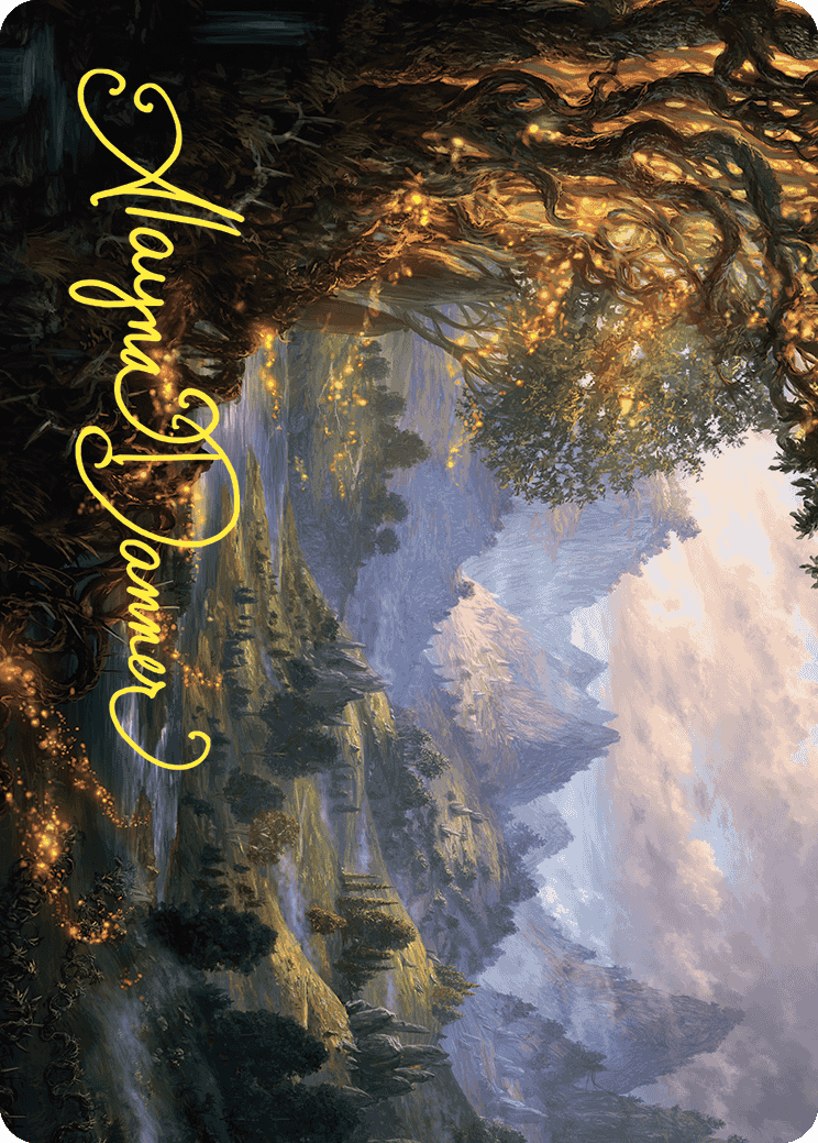 Evolving Wilds Art Card (Gold-Stamped Signature) [Wilds of Eldraine Art Series] | Arkham Games and Comics