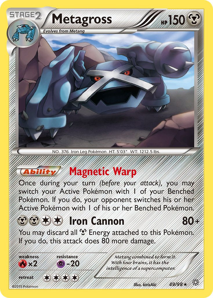 Metagross (49/98) (Theme Deck Exclusive) [XY: Ancient Origins] | Arkham Games and Comics