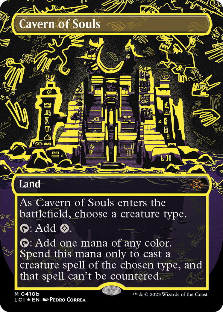 Cavern of Souls (0410b) (Borderless) [The Lost Caverns of Ixalan] | Arkham Games and Comics