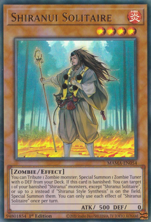 Shiranui Solitaire [MAMA-EN054] Ultra Rare | Arkham Games and Comics