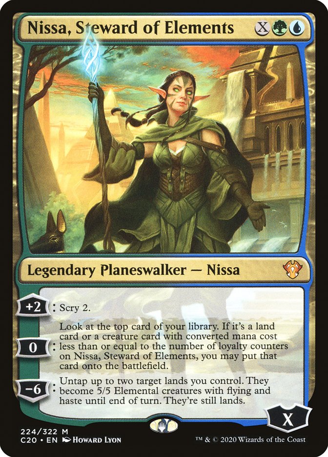 Nissa, Steward of Elements [Commander 2020] | Arkham Games and Comics