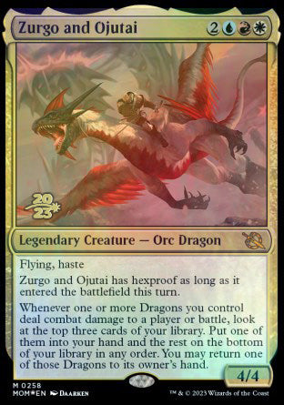 Zurgo and Ojutai [March of the Machine Prerelease Promos] | Arkham Games and Comics