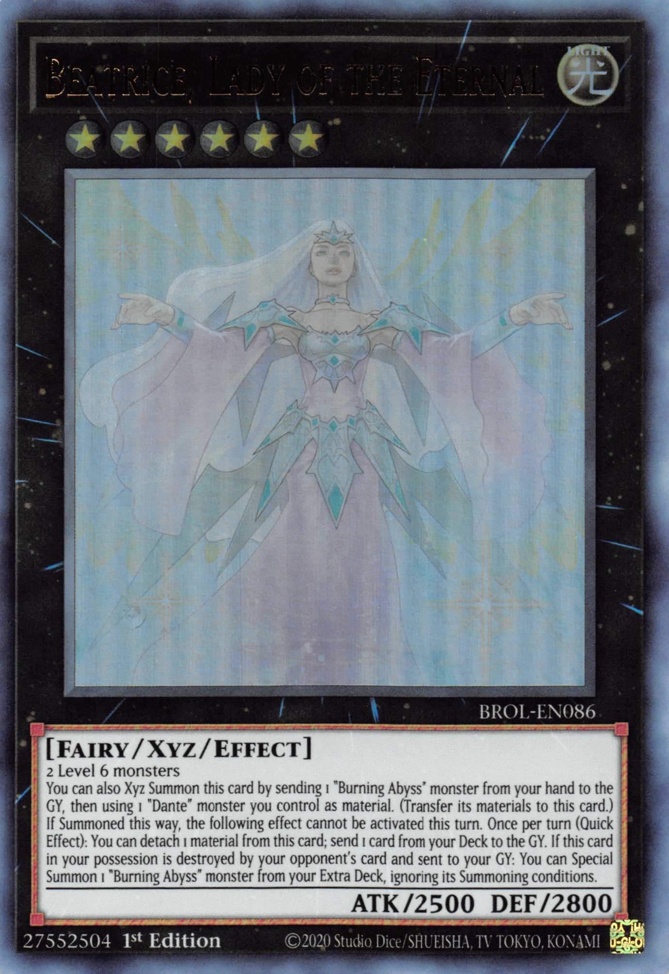Beatrice, Lady of the Eternal [BROL-EN086] Ultra Rare | Arkham Games and Comics