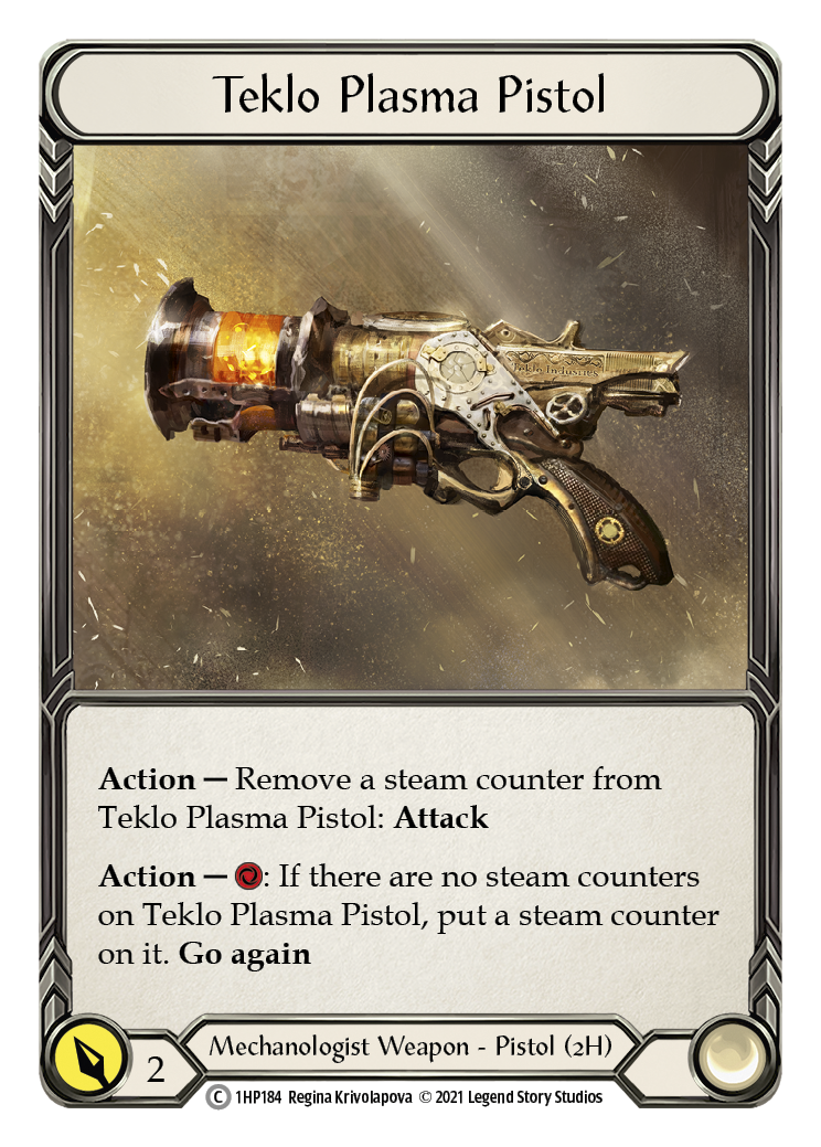 Teklo Plasma Pistol [1HP184] (History Pack 1) | Arkham Games and Comics