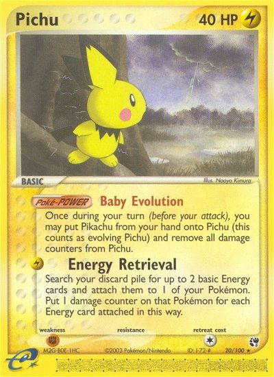 Pichu (20/100) [EX: Sandstorm] | Arkham Games and Comics