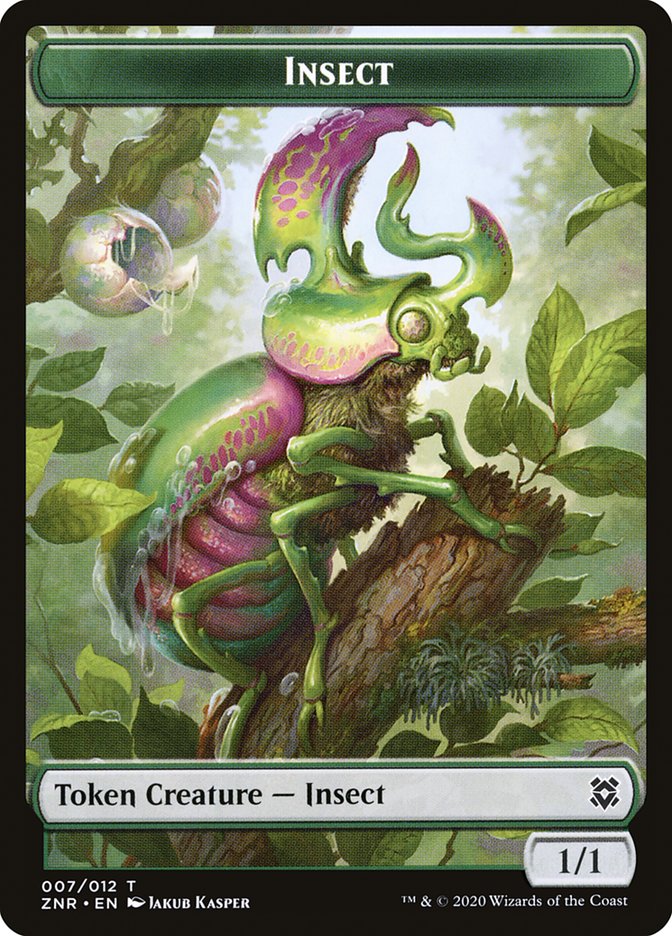 Insect Token [Zendikar Rising] | Arkham Games and Comics