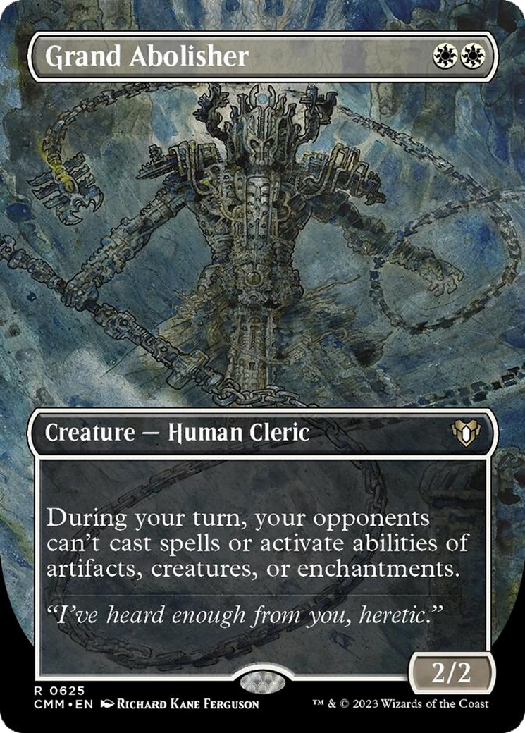 Grand Abolisher (Borderless Alternate Art) [Commander Masters] | Arkham Games and Comics